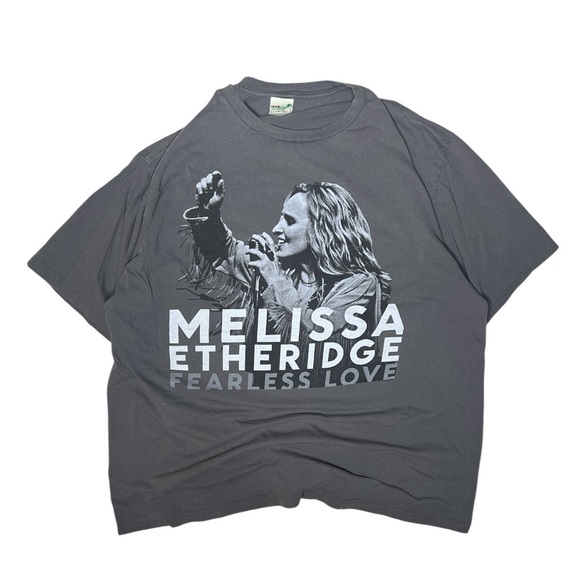 Melissa Etheridge Fearless Love Tour 2010 T Shirt 2X Concert Tee Vintage Rock - Picture 6 of 8